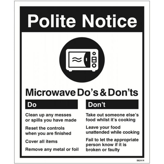 Microwave - Do's & Don'ts (5624)