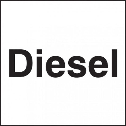 Diesel 25x25mm self adhesive (6488)