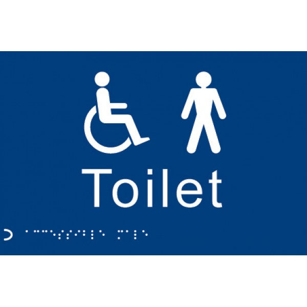 Braille - Toilet gents/disabled (6492)