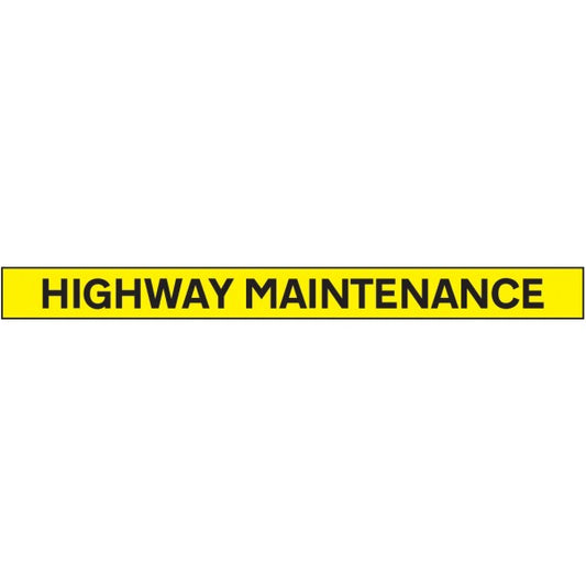Highway maintenance - 1300x100mm reflective magnetic (6520)