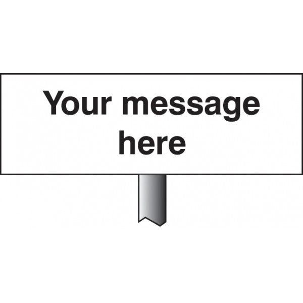 Verge sign - Your message here (6543)
