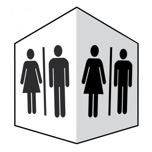 Toilets - Easyfix Projecting Signs (7043)