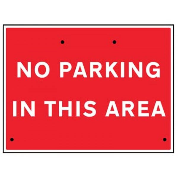 No parking in this area