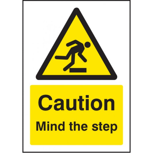 Caution mind the step - A5 rp (8316)