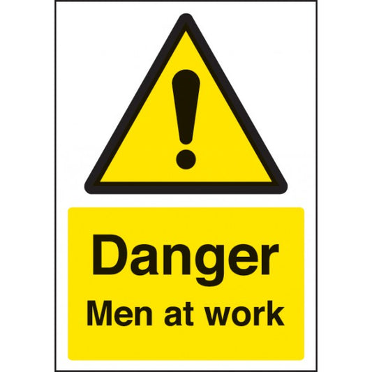 Danger men at work - A4 rp (8376)