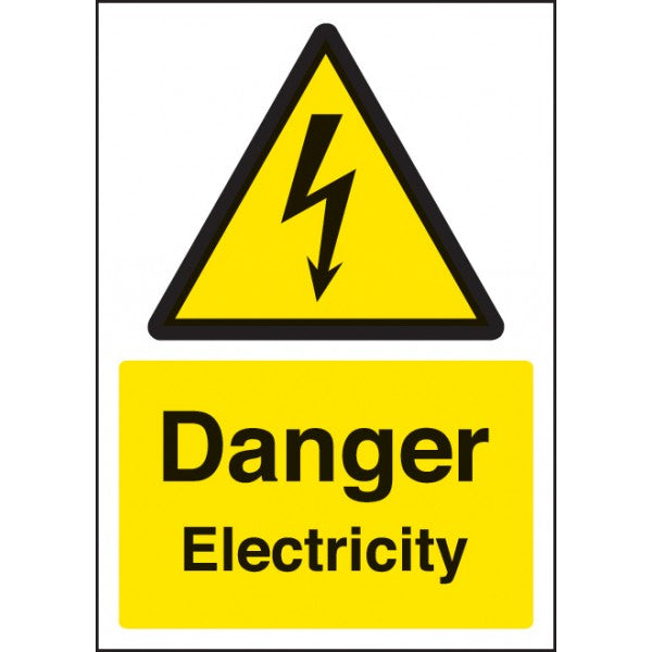 Danger electricity - A4 rp (8386)