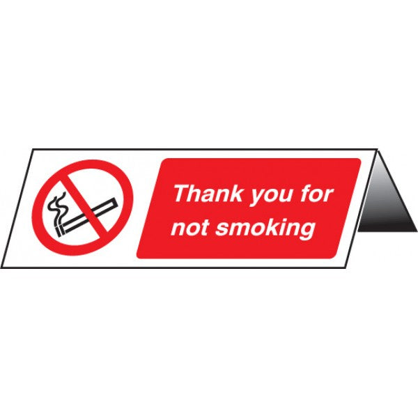 Thank you for not smoking table cards (pk of 5) (8402)