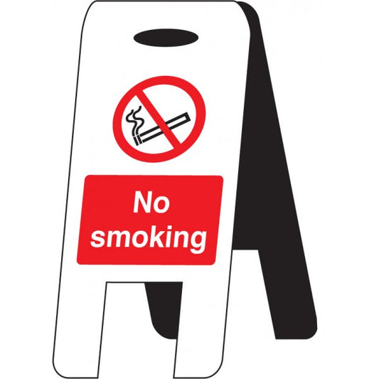 No smoking (self standing folding sign) (8510)