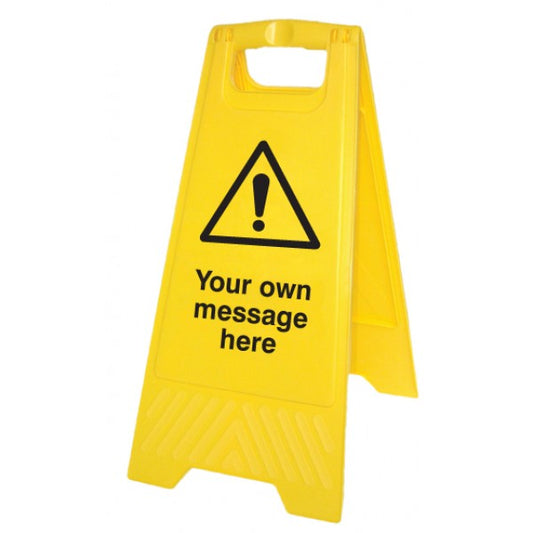 Your message here (free-standing floor sign) (8524)