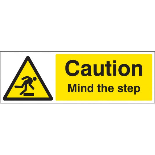 Mind the step floor graphic 300x100mm (8749)