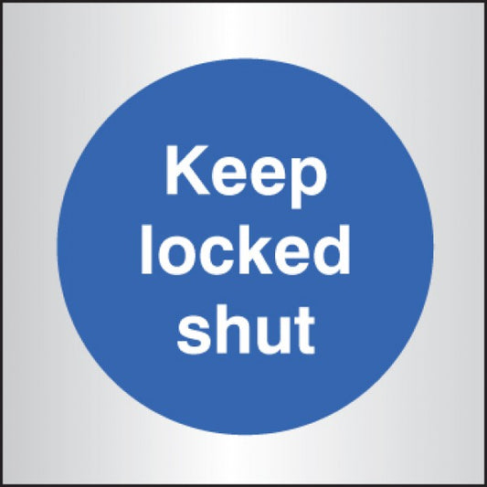 Keep locked shut 70x70mm aluminium (9097)