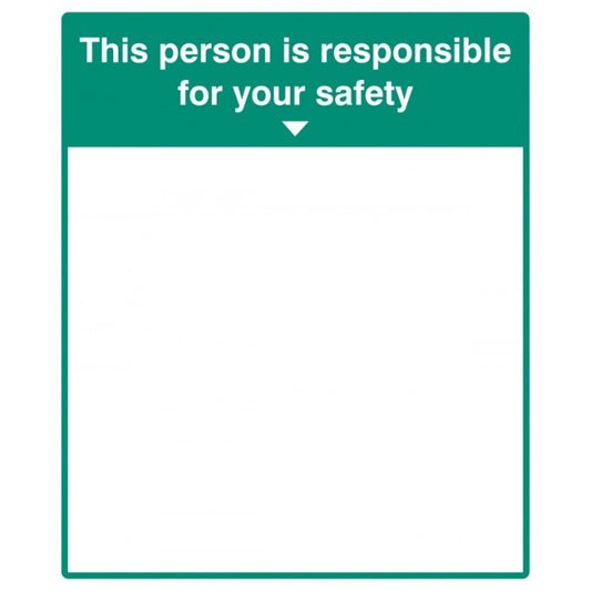 Mirror Message - This person is responsible for your safety (9218)