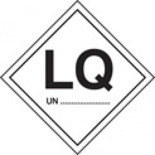 LQ UN labels 100x100mm - roll of 100 (9836)