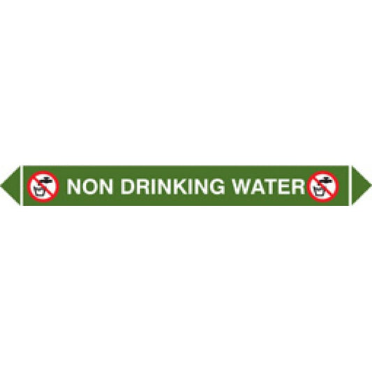 Flow marker Pk of 5 non drinking water (9932)