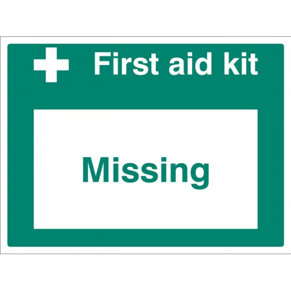 First aid kit missing (6076)