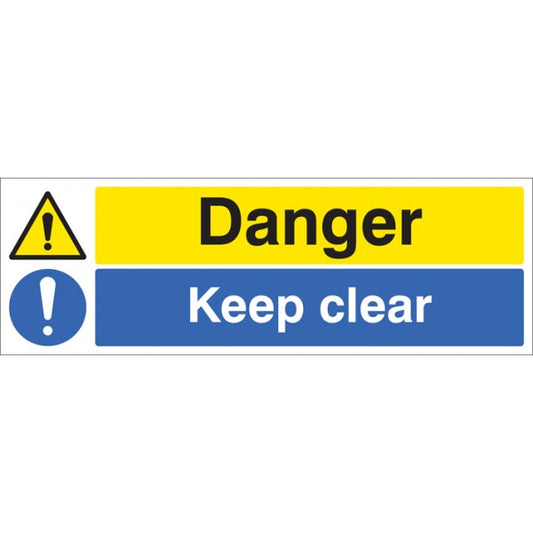 Danger keep clear (6218)