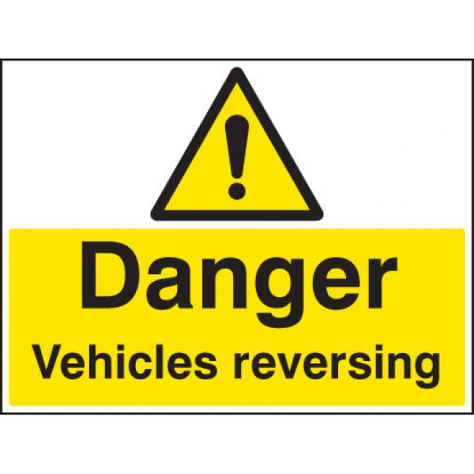 Danger vehicle reversing (6417)