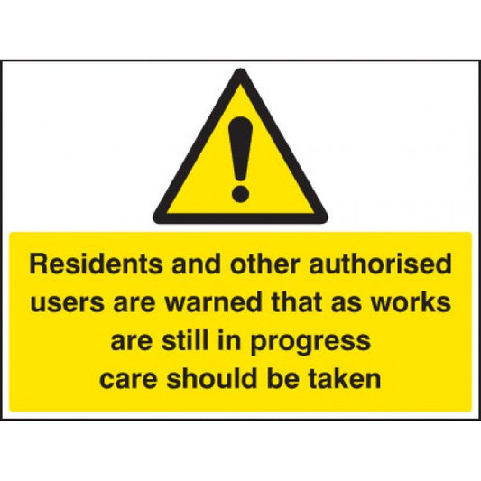 Residents and other users are warned etc (6434)