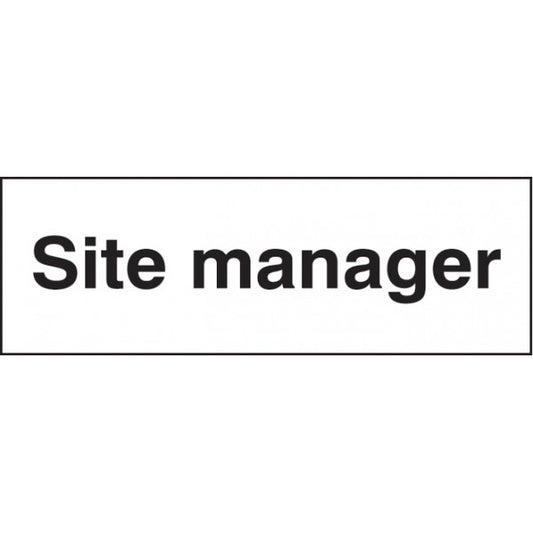 Site manager (6436)
