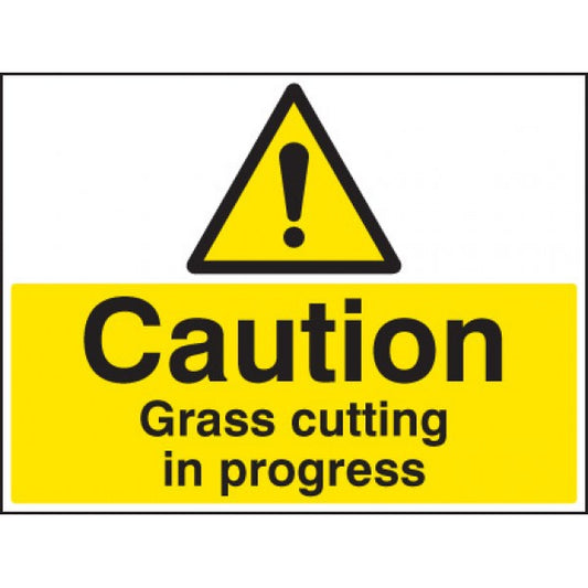 Caution grass cutting in progress (6450)