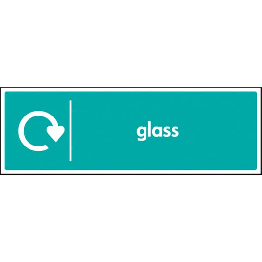 WRAP Recycling Sign - Glass (6637)