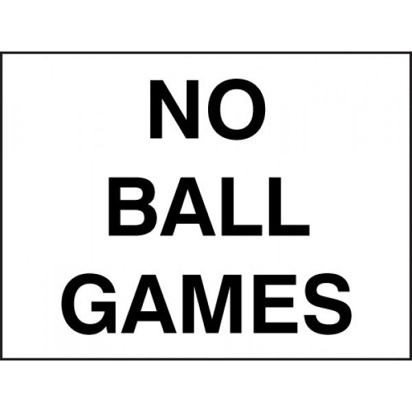 No ball games (7030)