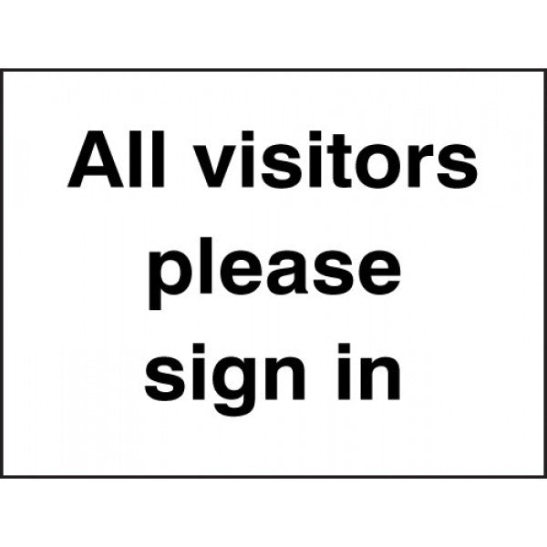 All visitors please sign in (7092)
