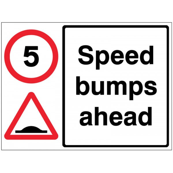 5mph Speed bumps ahead (7497)
