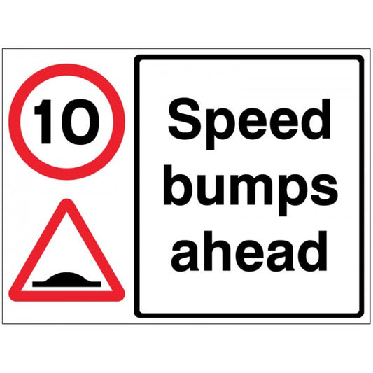 10mph Speed bumps ahead (7498)