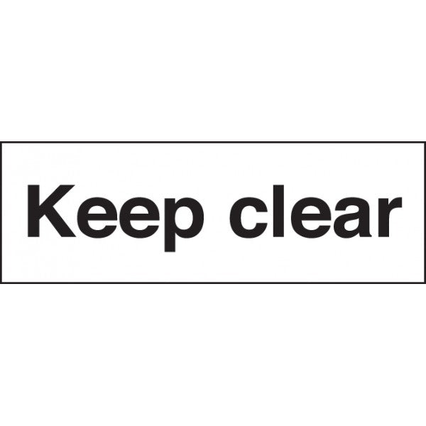 Keep clear (7566)