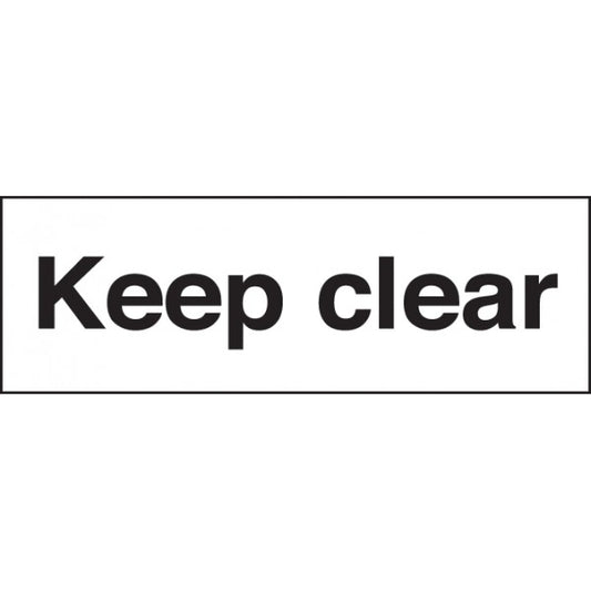 Keep clear (7566)