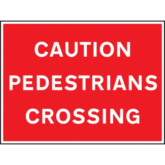 Caution pedestrians crossing (7608)