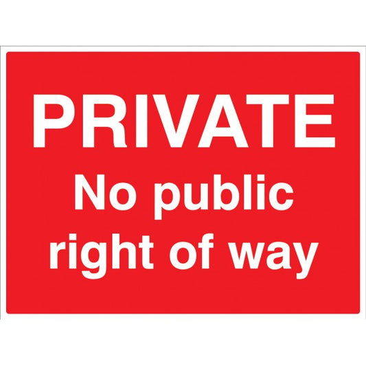 Private No public right of way (7685)