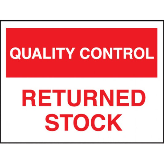 Quality control returned stock (7815)