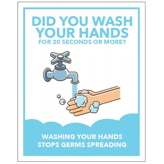 Did you wash your hands for 20 seconds or more? (8414)