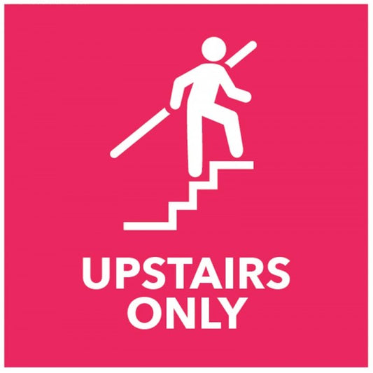 Upstairs only - floor graphic 200x200mm (CV0025)